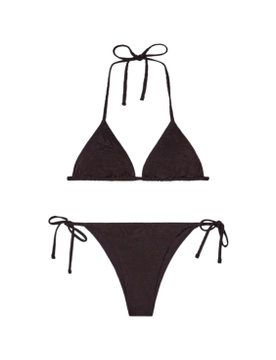 Para mujer. EW000786_AF20241 Bikini Jacquard Pattern (S), Beachwear, Poliéster