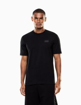M001487_AF17789 T-shirt Logo Series noir (L), Casuel, Coton, Manche courte