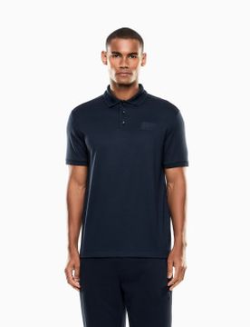 M001359_AF13862 Polo Lux Identity (S), Casuel, Coton, Manche courte, Marine