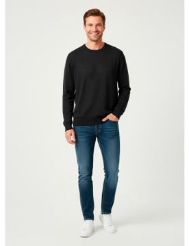 Para hombre. SWF2502 Jersey logotipo (S), Casual, Lana