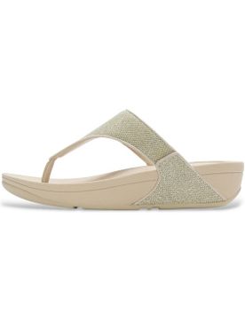 Para mujer. A4Z-675 Sandalias Lulu Shimmerglitz Toe-Post (36), 1 a 3cm, Ninguno, Casual