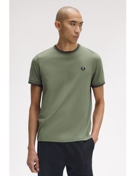 Para hombre. M1588 Camiseta Twin Tipped (S), Casual, , Algodón, Manga corta