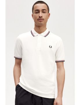 Para hombre. M3600 Polo Twin Tipped (S), Casual, Algodón, Manga corta