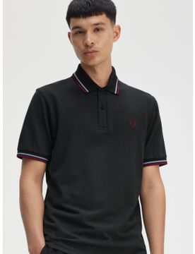 Para hombre. M3600 Polo Twin Tipped (M), Casual, Algodón, Manga corta