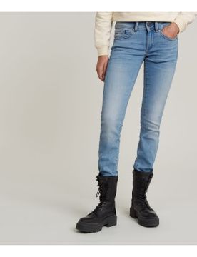 Para mujer. D02153-8968-8436 Jeans Midge Saddle Mid Straight (24/28), , Casual, Algodón, Denim