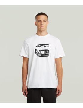 Para hombre. D28823-E385-110 Camiseta G Icon Graphic (L), Casual, Algodón, Manga corta