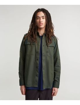 Para hombre. D23583-C895-G099 Camisa CPO Regular (S), Casual, Algodón, Manga larga