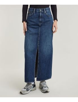 Para mujer. D24385-D536-G804 Falda Viktoria Long (23), Casual, Algodón, Denim
