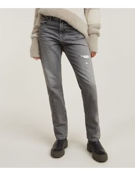 Para mujer. D23959-D490-G853 Jeans Viktoria High Straight (25/30), Casual, Gris, Algodón, Denim
