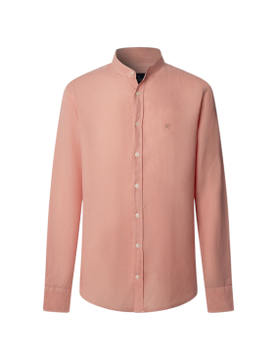 Para hombre. HM3010632 Camisa Porter (L), Casual, Lino, Manga larga