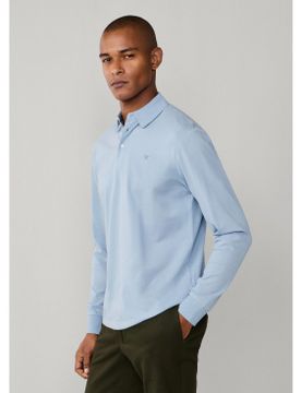Para hombre. HM5500019 Polo Fashioned (L), Casual, Algodón, Manga larga