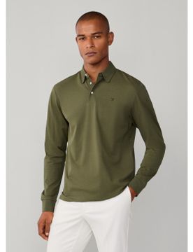 Para hombre. HM5500019 Polo Fashioned (L), Casual, Algodón, Manga larga