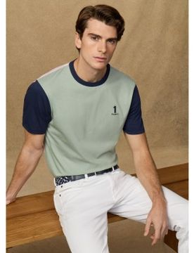 Para hombre. HM5000095 Camiseta Heritage NBR (3XL), Casual, Algodón, Manga corta