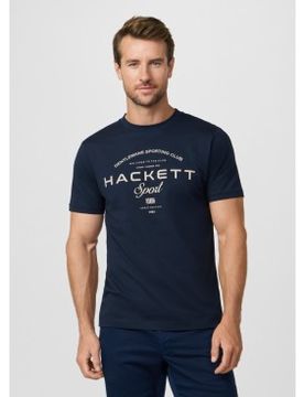 Para hombre. HM5000098 Camiseta gráfico club con logo fit clásico (M), Casual, Algodón, Manga corta