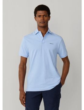 Para hombre. HM5600146 Polo con Ribete playero fit clásico (S), Casual, Algodón, Manga corta