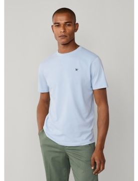 Para hombre. HM5000100 Camiseta con logo fit clásico (S), Casual, Algodón, Manga corta