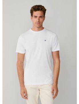 Para hombre. HM5000100 Camiseta con logo fit clásico (S), Casual, Algodón, Manga corta
