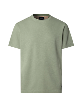 Para hombre. HM5000080 Camiseta Swim Linen (L), Casual, Algodón, Manga corta