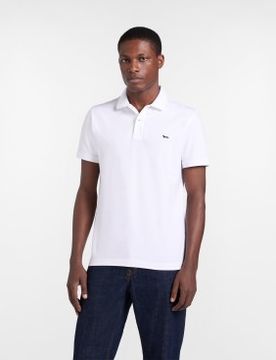 Para hombre. LRQ033020862 Polo Básico de Piqué Elástico (L), Casual, Algodón, Manga corta