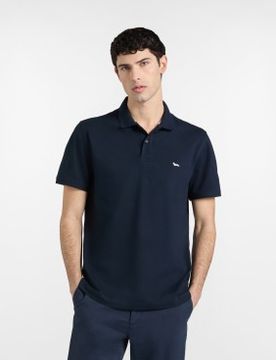 Para hombre. LRQ033020862 Polo Básico de Piqué Elástico (L), Casual, Algodón, Manga corta