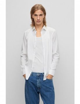 Para hombre. 50484023 Camisa Kenno (37), Casual, Algodón, Manga larga