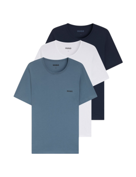 Para hombre. 50532811 Set 3 Camisetas Interiores de Algodón , , marino (S), Homewear, Manga corta