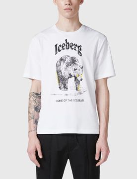EI1P0F0256307 T-shirt coupe régulière blanc (S), Casuel, Coton, Manche courte