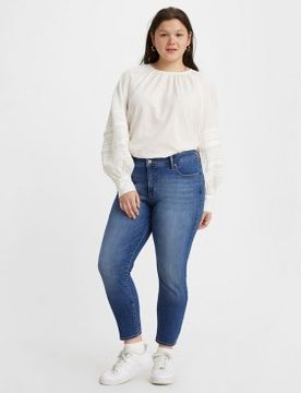 Para mujer. 19643-0105 Jeans 311 Pl Shaping Skinny Lapis (46/28), Negro, Casual, Algodón