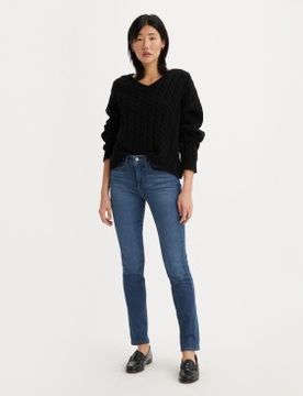 Para mujer. 19627-0197 Jeans 312 Ceñidos Moldeadores (27/32), Casual, Algodón, Denim