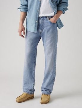 Para hombre. 000LO-0009 Jeans 555 Relaxed Straight (28/32), Casual, Algodón, Denim