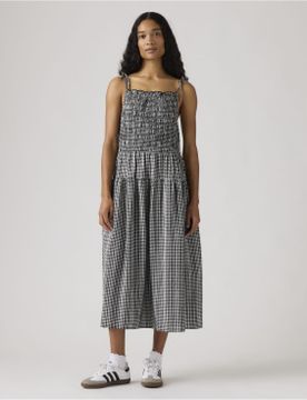 Para mujer. 005HZ-0000 Vestido Monaco (XS), Casual, Algodón, Sin mangas / Tirantes