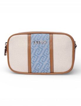 Para mujer. AA6100-T388A Bandolera pequeña (OSFA), Azul, , Casual, Denim, Poliéster