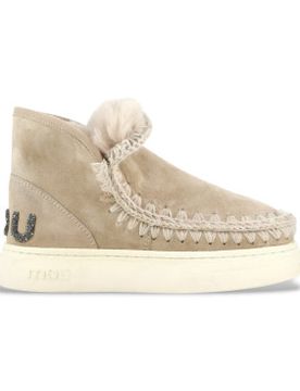 Para mujer. MU.FW411001A Botines de piel Eskimo sneak bold logo (41), 3 a 5cm, Ninguno, Casual