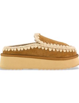 Para mujer. MU.FW681004A Zuecos de piel Clog Eskimo Platform (36), más de 10cm, Ninguno, Casual