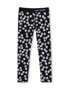 Para niña. W60730 Leggings floreados (4Y= 102cm), Casual, Algodón, moda infantil