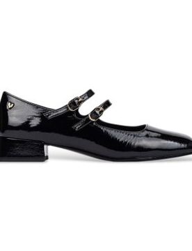 Para mujer. S021-B510HY Bailarinas de Piel Serpenti (36), 3 a 5cm, Hebilla, Casual, Clásico