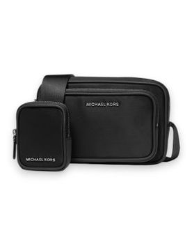 Para hombre. 33T6LHDC1B Bolso cámara con pouch (OSFA), Casual, Nylon