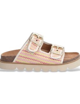 Para mujer. QNXSGRA Sandalias Sandy Slap (37), Tela, Plano, Ninguno, Casual