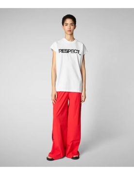 Para mujer. DT2231W-BESY20 Camiseta Fiora (L), Casual, Algodón, Manga corta