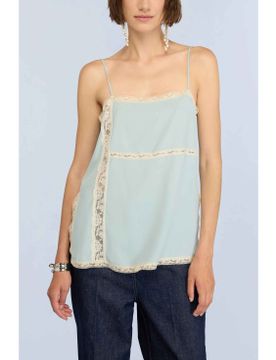 Para mujer. S6SU60 Top Winter (42), Casual, Viscosa, Sin mangas / Tirantes
