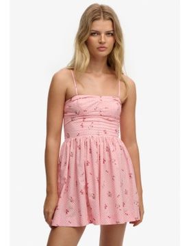 Para mujer. W8011971A Vestido Cami (S), Casual, Algodón, Sin mangas / Tirantes