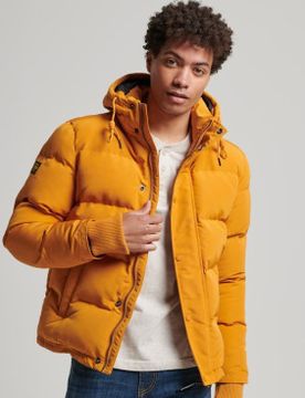 Para hombre. M5011743A Cazadora acolchada con capucha Everest (L), Casual, Poliéster