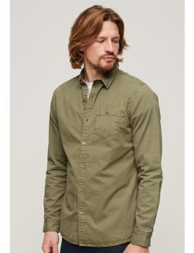 Para hombre. M4010680A Camisa Merchant Store (M), Casual, Algodón, Clásico, Manga larga