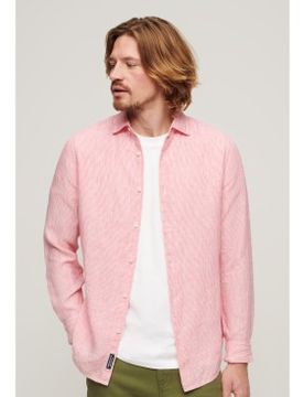 Para hombre. M4010607A Camisa de manga larga de lino informal (XXL), Casual