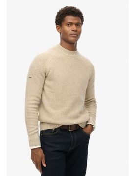 Para hombre. M6110634A Jersey raglán grueso (L), Casual, Poliéster