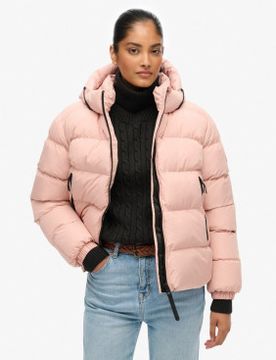 Para mujer. W5011996A Chaqueta acolchada con capucha Stanton (XS), Casual, Poliéster