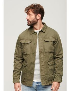 Para hombre. M5011858A Chaqueta militar ligera bordada M65 (L), Casual, Algodón, Manga larga