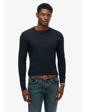 Para hombre. M6010907A Polo Classic Essential grandad (L), Casual, Algodón, Manga larga