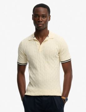 Para hombre. M1110441A Polo Textura (XL), Casual, Algodón, Manga corta