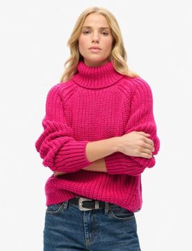 Para mujer. W6110397A Jersey Slouchy Stitch Roll (S), Casual, Acrílico